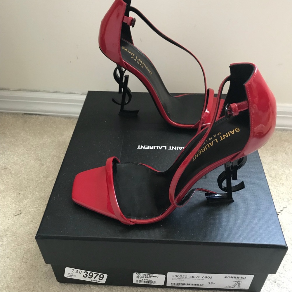 Saint Laurent Logo Sandals